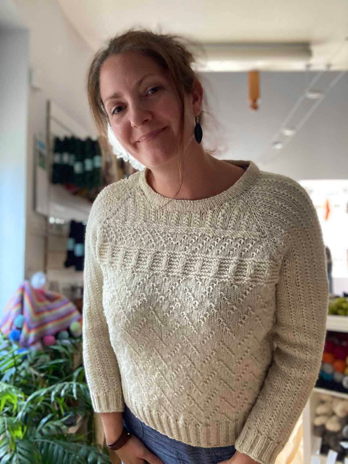 Sumac Sweater knitted in Northern Yarn 'Lynn'